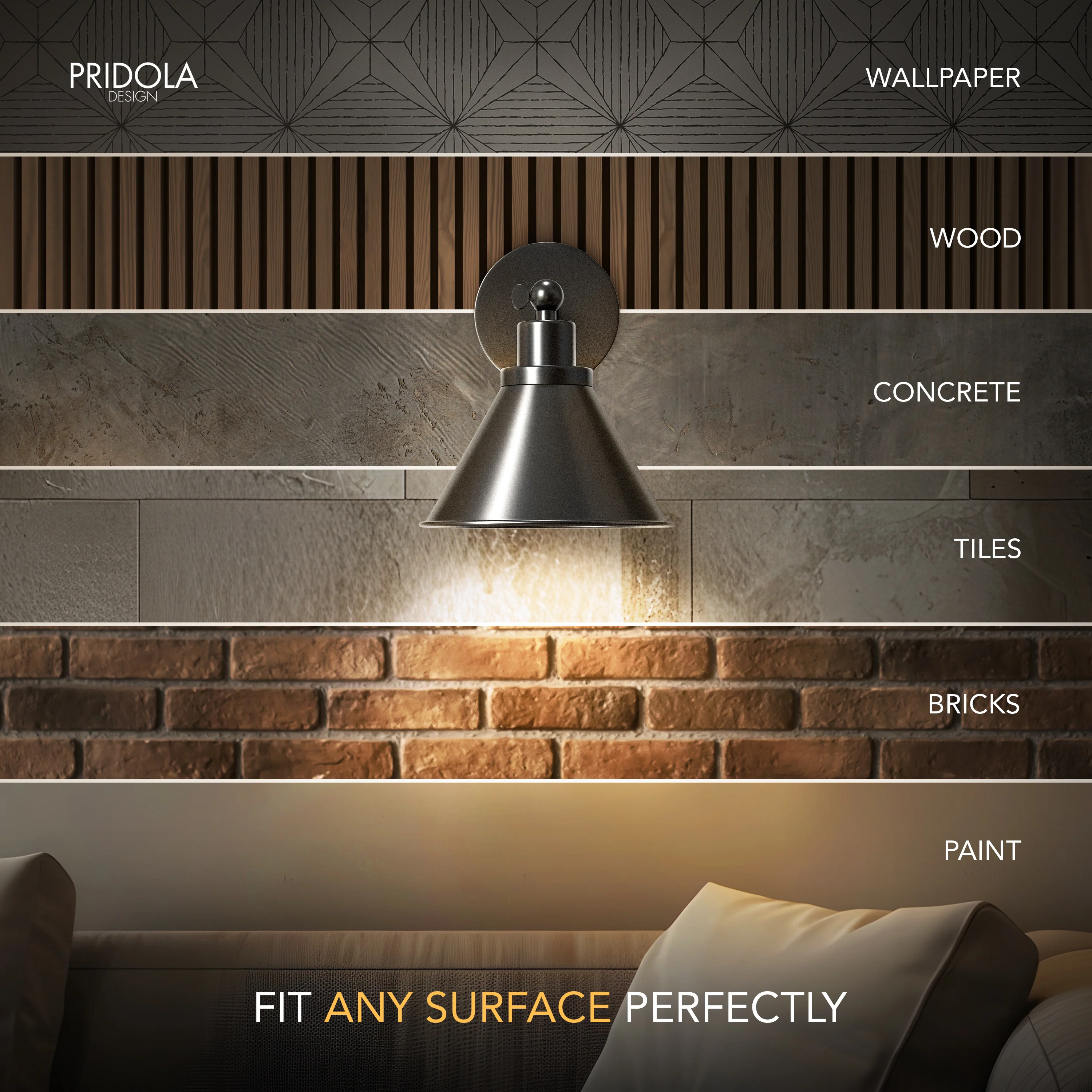INDUSTRIAL WIRELESS WALL SCONCE - Image 5