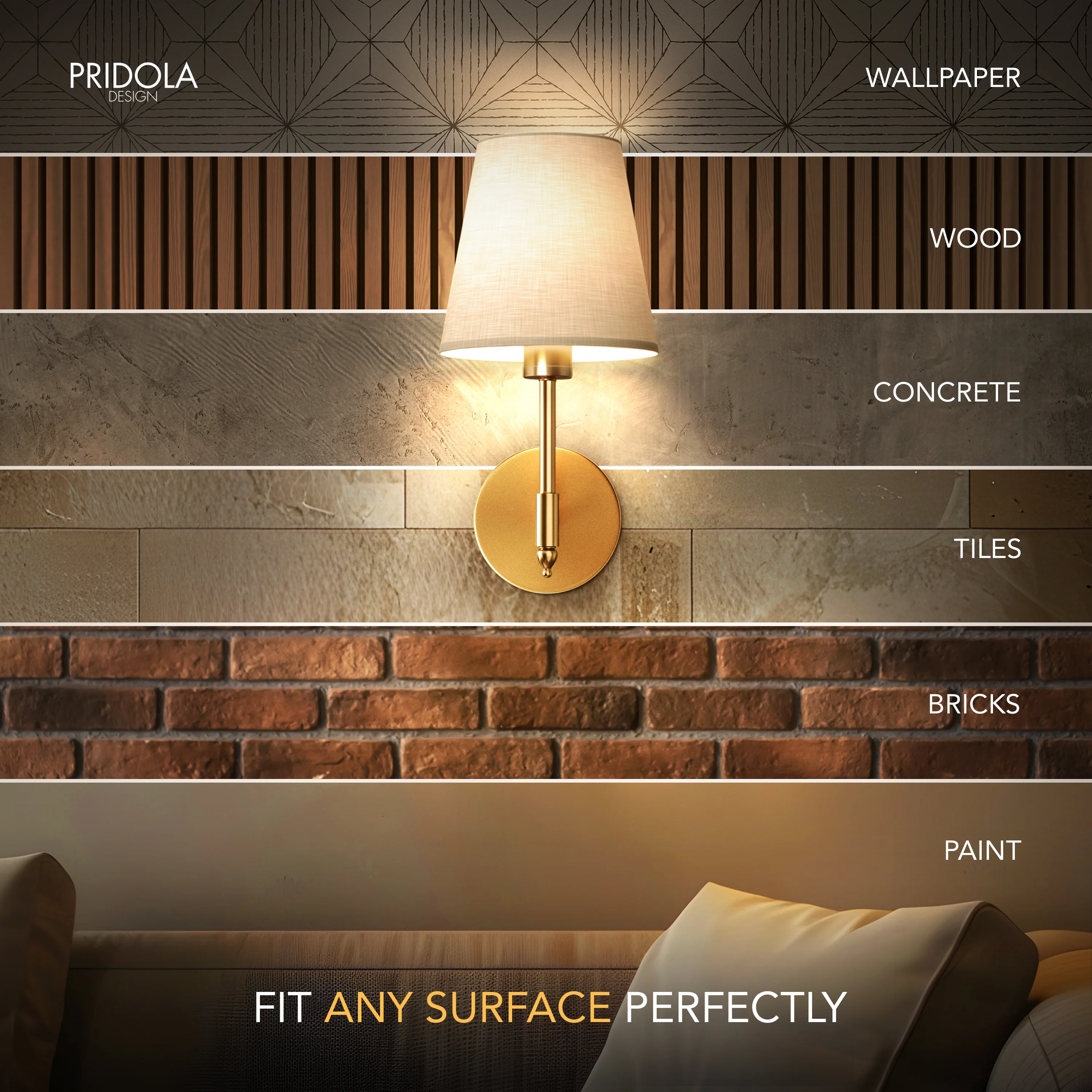 MODERN WIRELESS WALL SCONCE - Image 5
