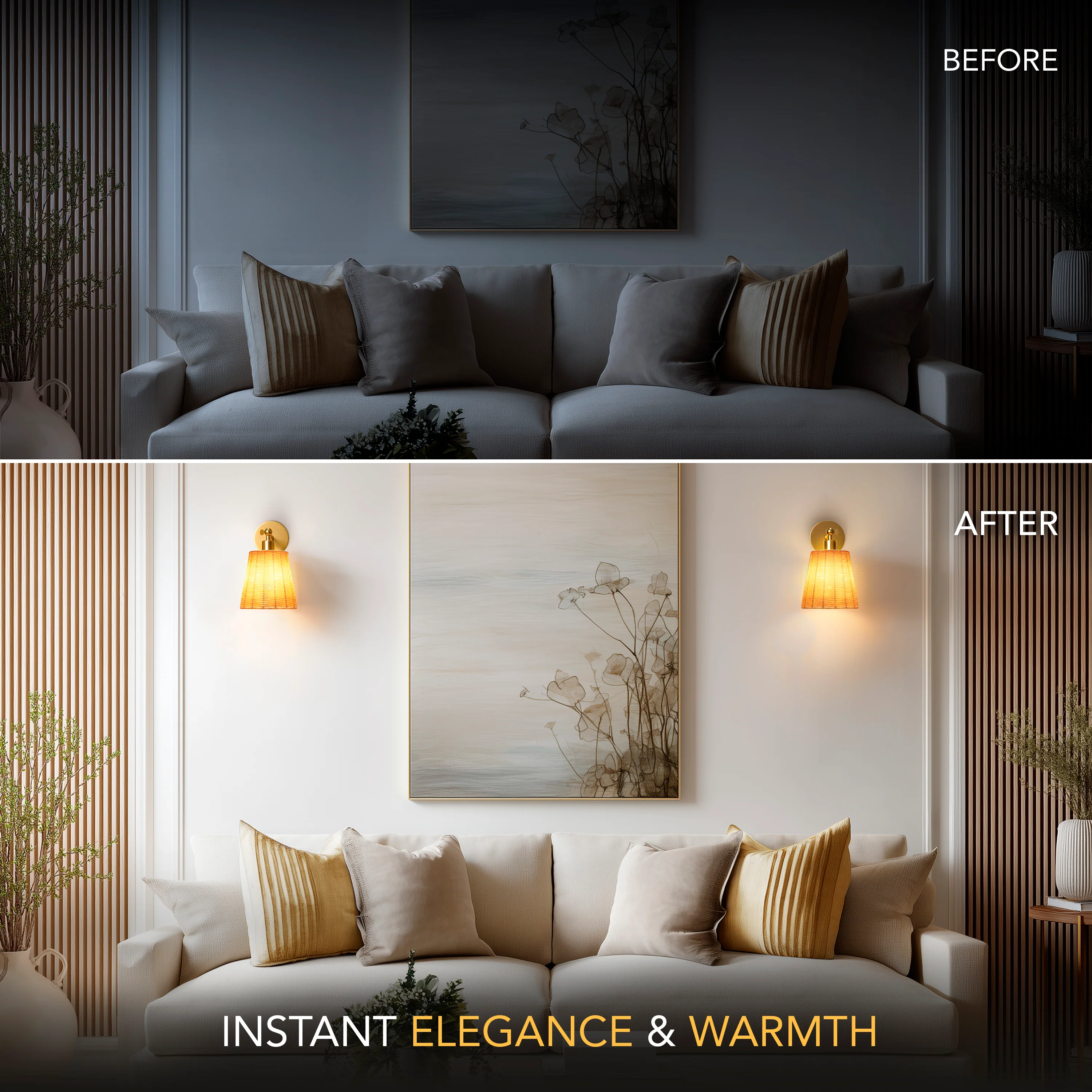 NATURAL WIRELESS WALL SCONCE - Image 6