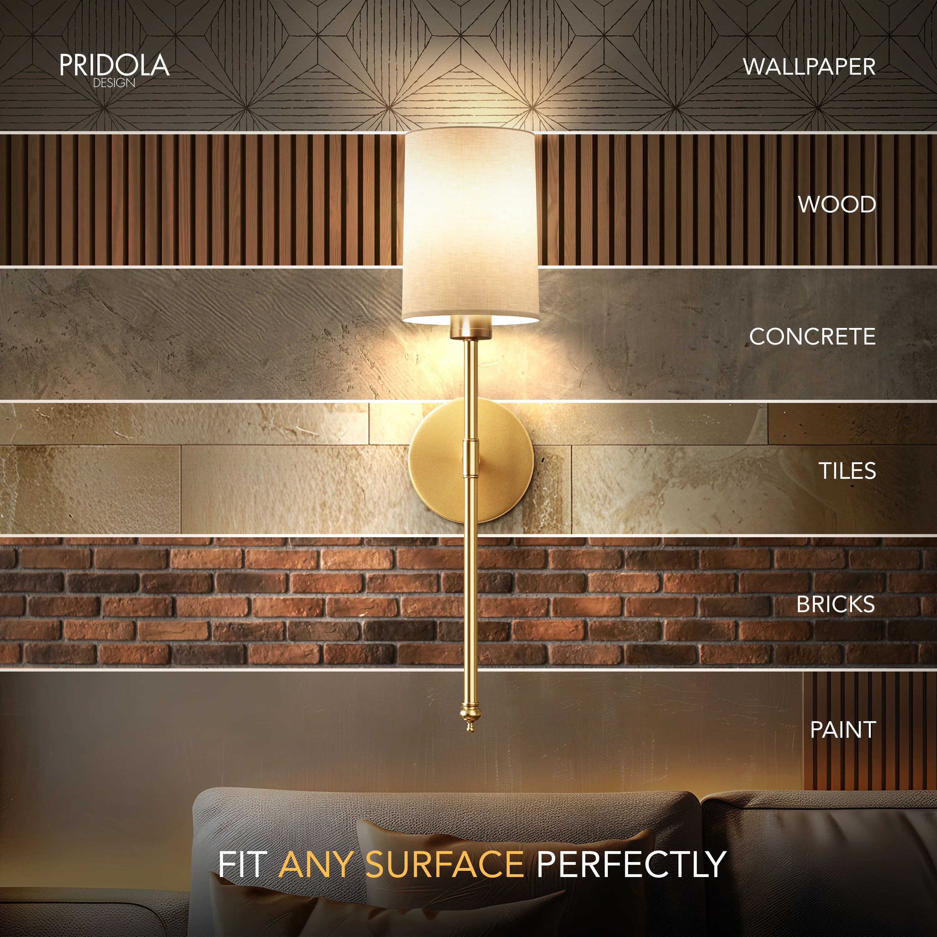 WIRELESS CYLINDRICAL WALL SCONCES (SET OF 2) - Image 4