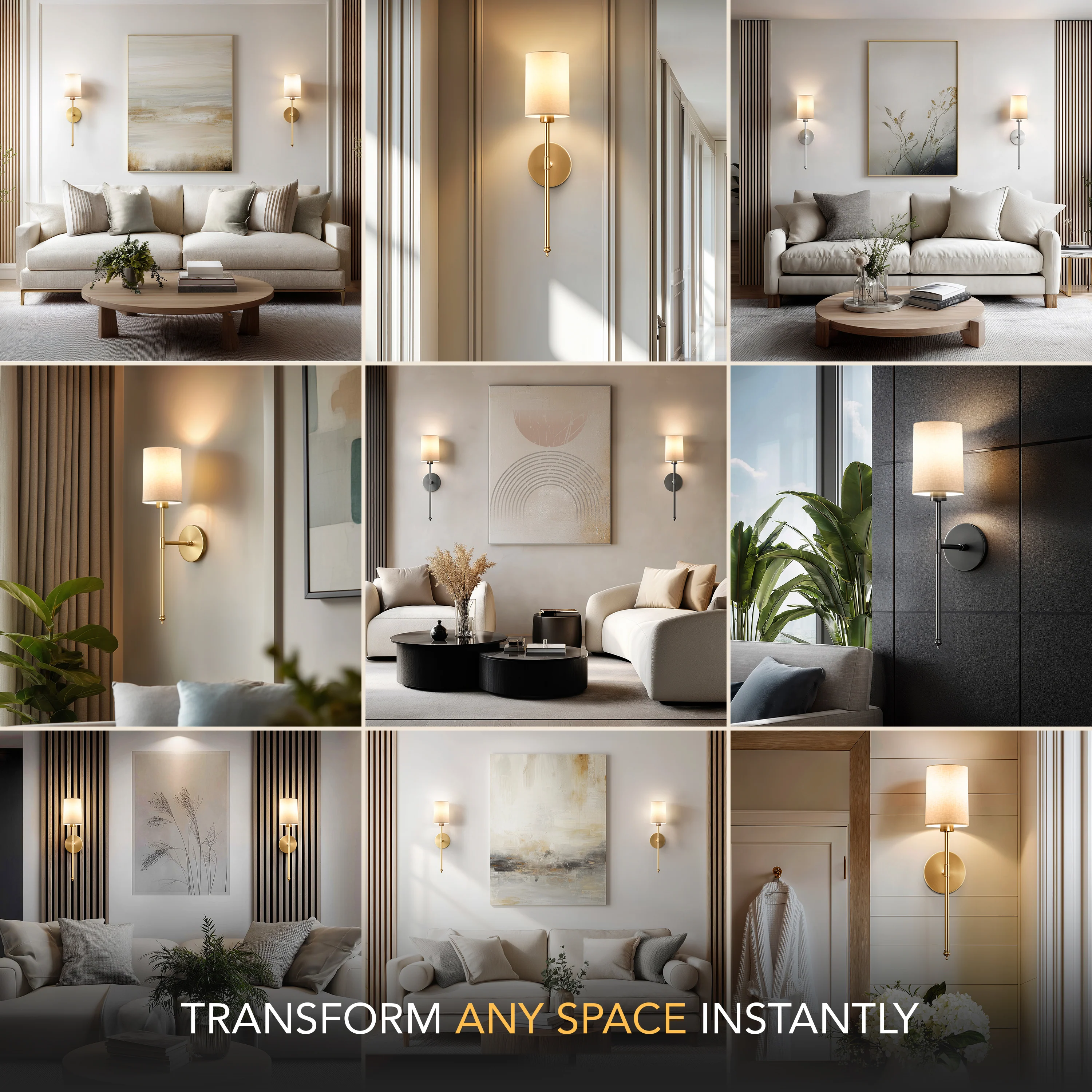 WIRELESS CYLINDRICAL WALL SCONCES (SET OF 2) - Image 6
