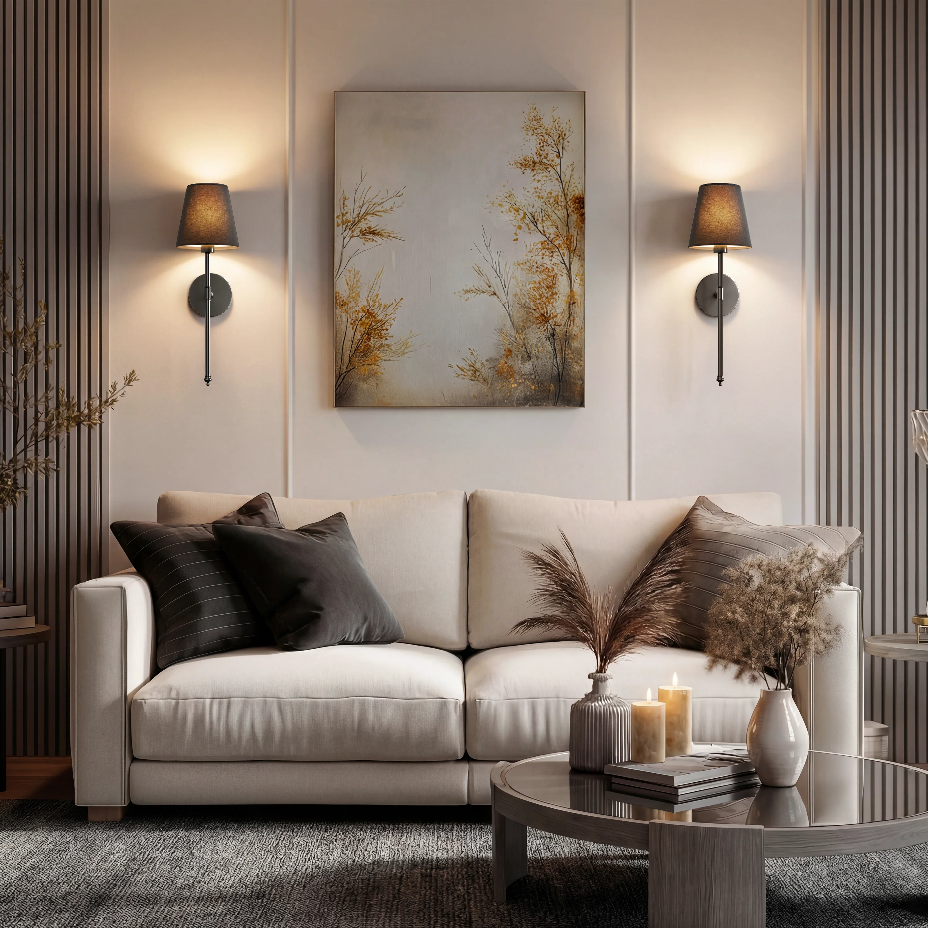 WIRELESS DARK WALL SCONCES (SET OF 2) - Image 8