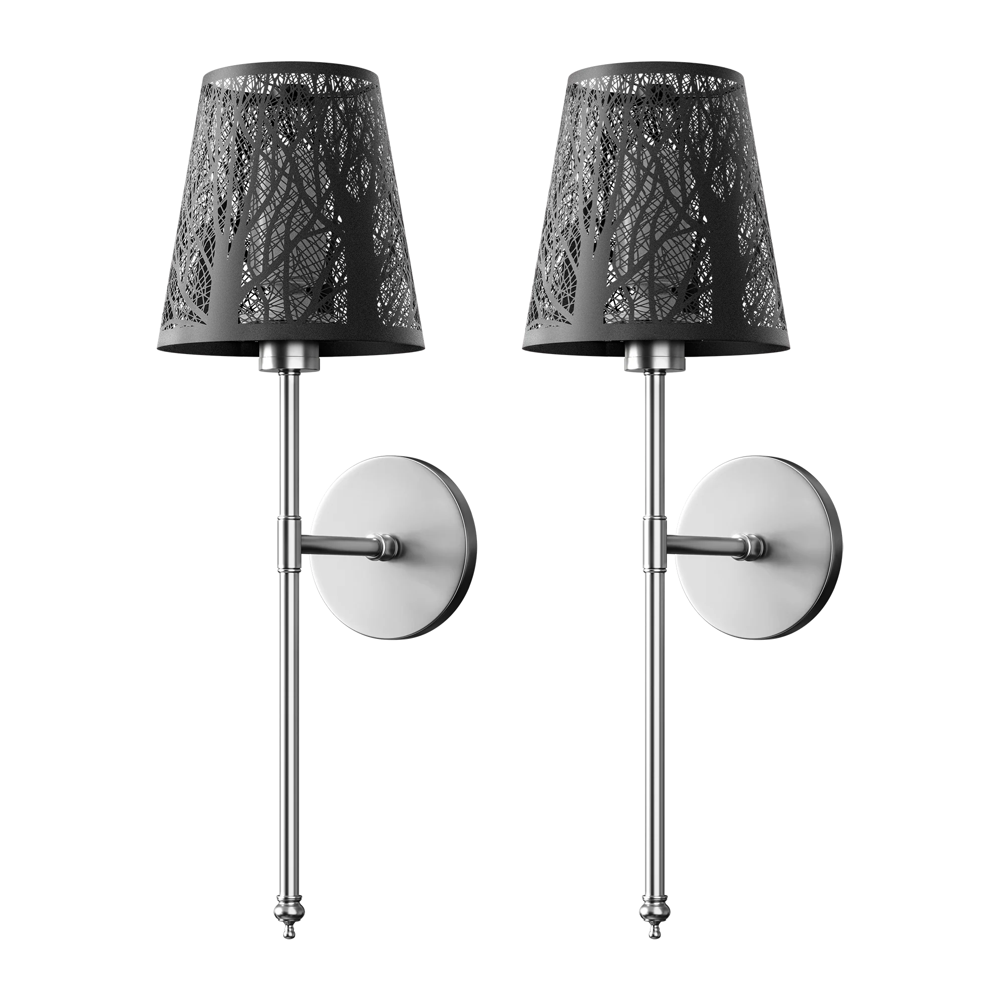 WIRELESS METALLIC WALL SCONCES (SET OF 2) - Image 11