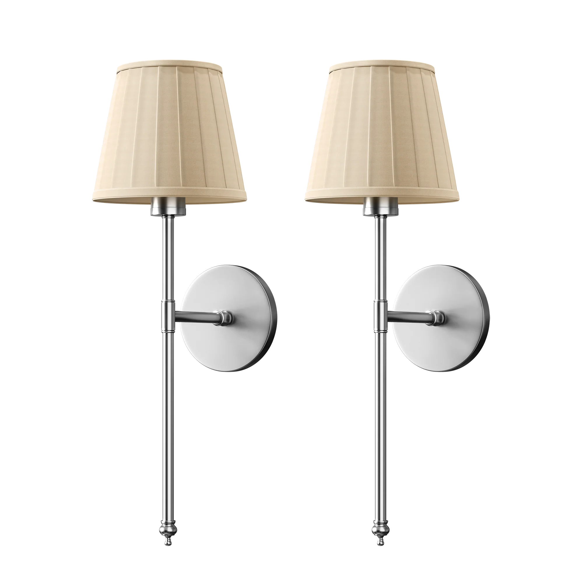 WIRELESS PLEATED WALL SCONCES (SET OF 2) - Image 11