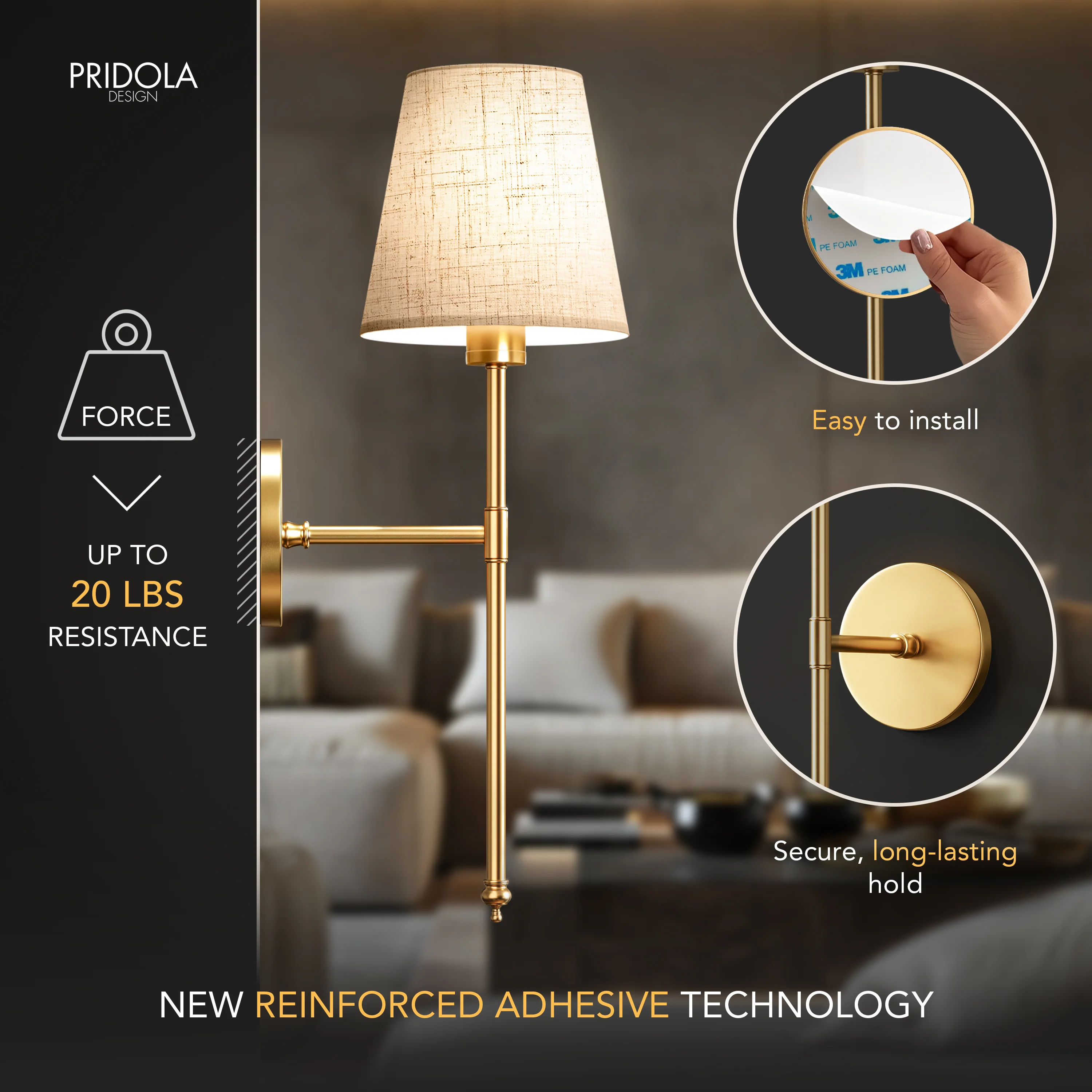 WIRELESS SAND WALL SCONCES (SET OF 2) - Image 7